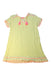 A Yellow Short Sleeve Dresses from Sunuva in size 7Y for girl. (Front View)