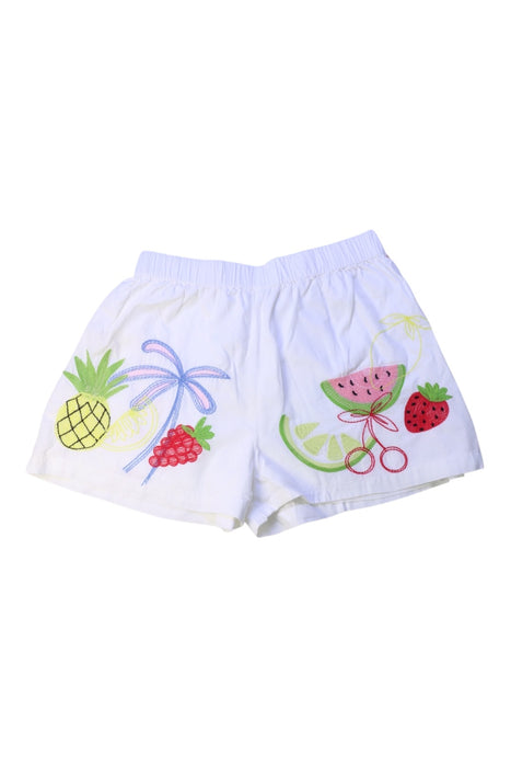 A White Shorts from ANGEL & ROCKET in size 10Y for girl. (Front View)