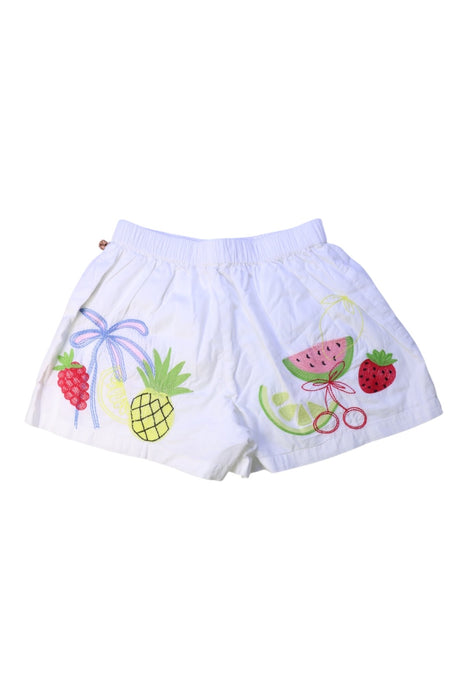 A White Shorts from ANGEL & ROCKET in size 10Y for girl. (Back View)