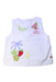 A White Sleeveless Tops from ANGEL & ROCKET in size 10Y for girl. (Front View)