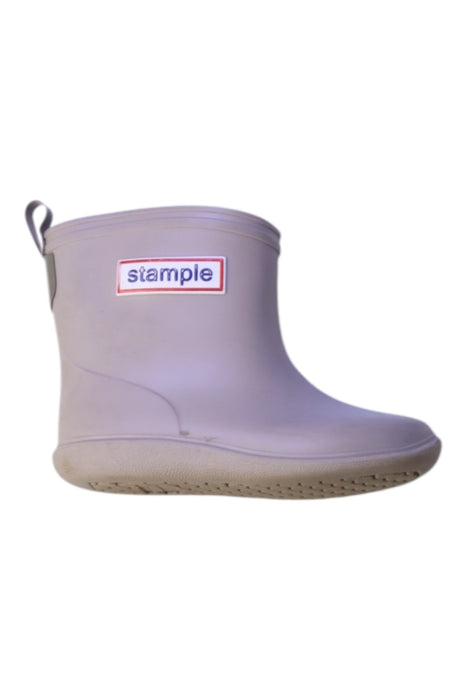 A Beige Rain Boots from Stample in size 18-24M for neutral. (Front View)