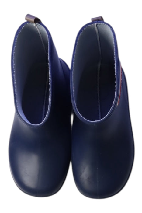A Blue Rain Boots from Stample in size 3T for neutral. (Back View)
