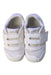 A White Sneakers from New Balance in size 18-24M for girl. (Back View)