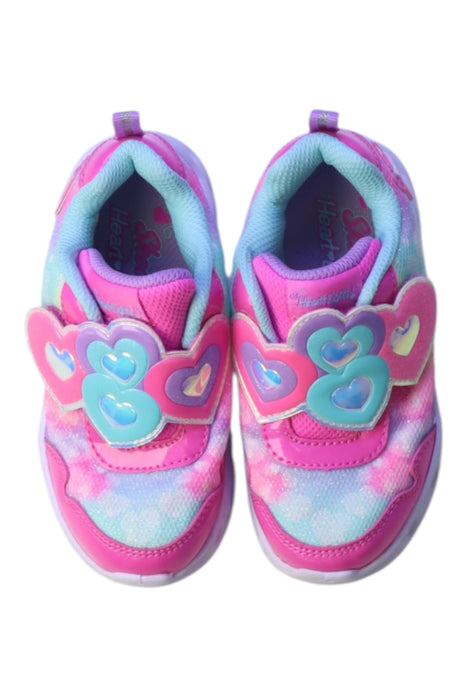 A Multicolour Sneakers from Skechers in size 3T for girl. (Back View)