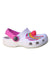 A Multicolour Slip Ons from Crocs in size 3T for girl. (Front View)