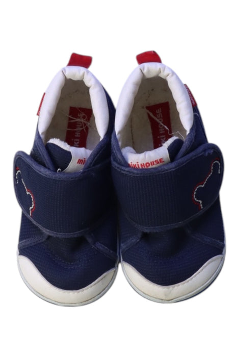 A Navy Sneakers from Miki House in size 18-24M for neutral. (Back View)