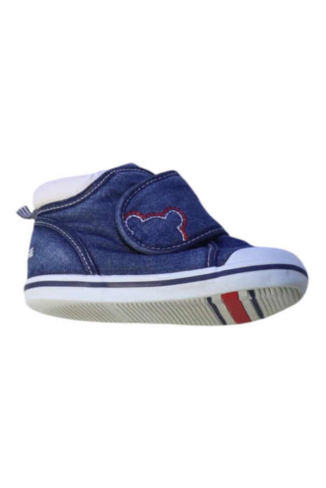 A Blue Sneakers from Miki House in size 18-24M for neutral. (Front View)
