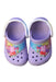 A Pink Slip Ons from Crocs in size 18-24M for girl. (Back View)