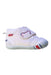 A White Sneakers from Miki House in size 18-24M for boy. (Front View)