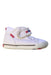 A White Sneakers from Miki House in size 18-24M for boy. (Front View)