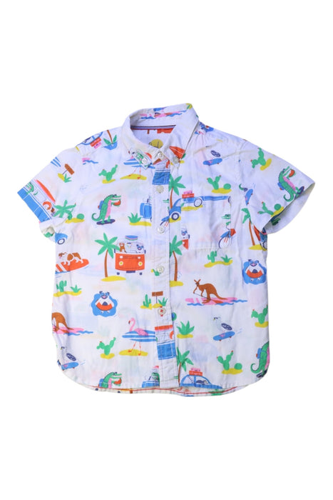 A Multicolour Short Sleeve Shirts from Boden in size 4T for boy. (Front View)