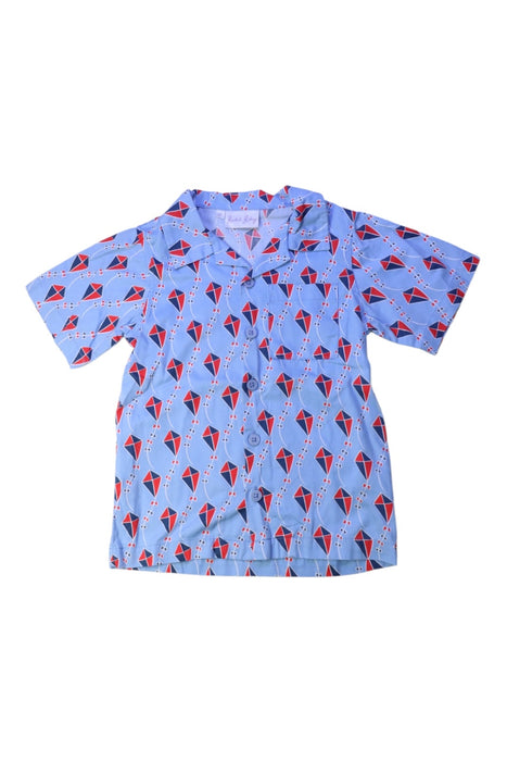 A Blue Short Sleeve Shirts from Rachel Riley in size 3T for boy. (Front View)