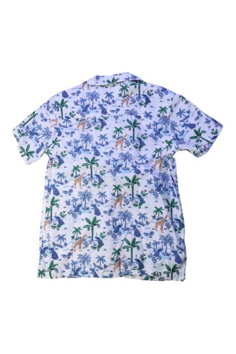 A White Short Sleeve Shirts from Janie & Jack in size 6T for boy. (Back View)