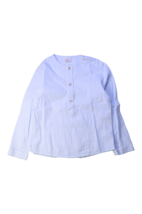 A Blue Long Sleeve Shirts from Paz Rodriguez in size 6T for boy. (Front View)