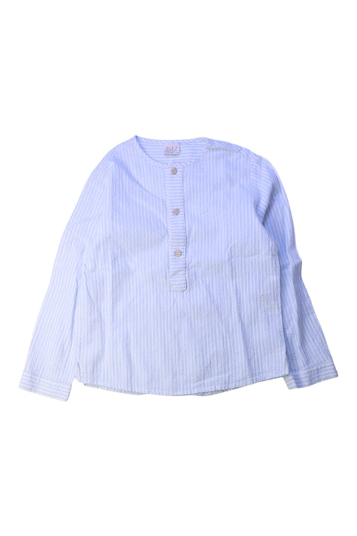 A Blue Long Sleeve Shirts from Paz Rodriguez in size 6T for boy. (Front View)