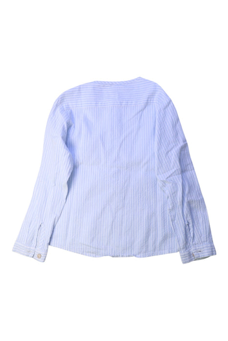 A Blue Long Sleeve Shirts from Paz Rodriguez in size 6T for boy. (Back View)