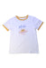 A White Short Sleeve T Shirts from Janie & Jack in size 6T for boy. (Front View)