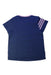 A Navy Active Tops from Adidas in size 7Y for girl. (Back View)