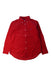 A Red Long Sleeve Shirts from Ralph Lauren in size 7Y for boy. (Front View)