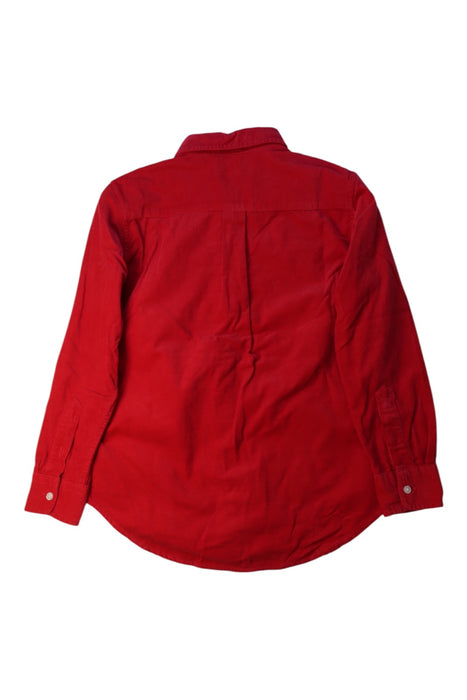 A Red Long Sleeve Shirts from Ralph Lauren in size 7Y for boy. (Back View)