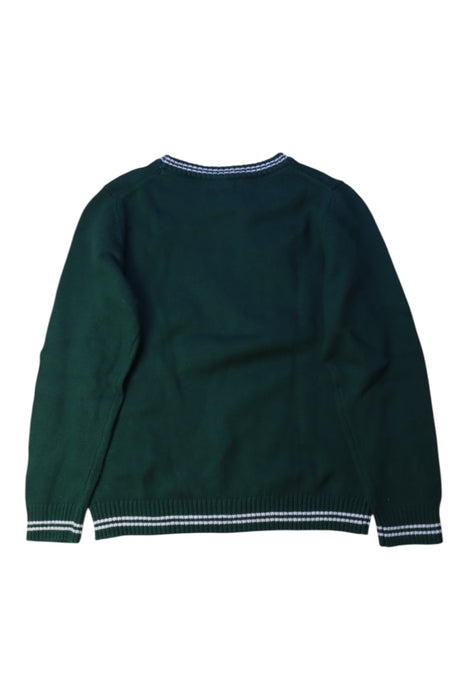 A Green Knit Sweaters from Janie & Jack in size 5T for boy. (Back View)