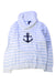 A White Crewneck Sweatshirts from Janie & Jack in size 7Y for boy. (Front View)