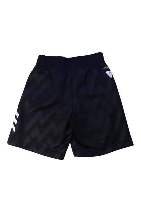 A Black Active Shorts from Adidas in size 5T for boy. (Back View)