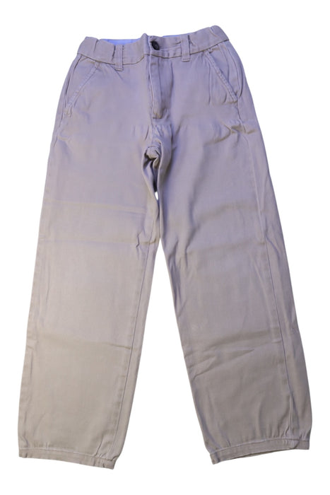 A Grey Casual Pants from Janie & Jack in size 6T for boy. (Front View)