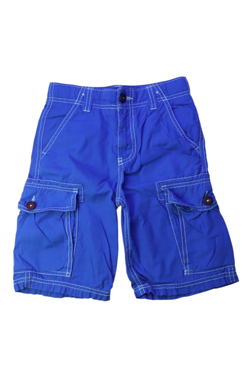 A Blue Shorts from Boden in size 6T for boy. (Front View)