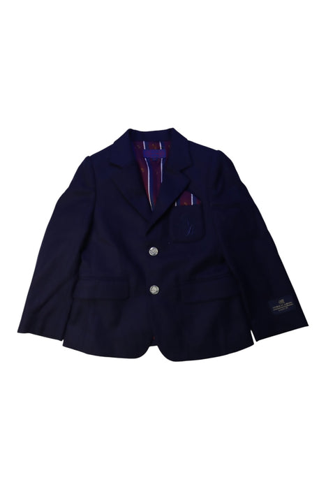 A Navy Blazers from Nicholas & Bears in size 4T for boy. (Front View)