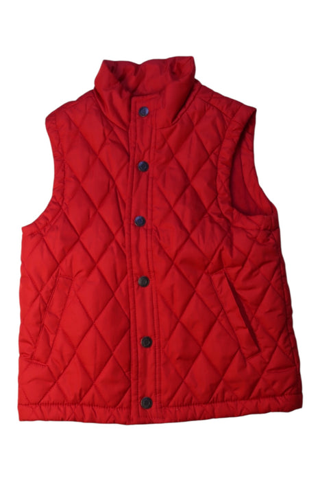 A Red Outerwear Vests from Janie & Jack in size 3T for boy. (Front View)