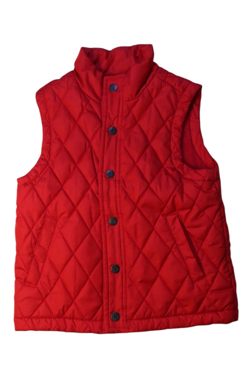 A Red Outerwear Vests from Janie & Jack in size 3T for boy. (Front View)