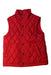 A Red Outerwear Vests from Janie & Jack in size 3T for boy. (Front View)