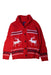 A Red Cardigans from Janie & Jack in size 6T for boy. (Front View)