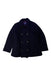 A Navy Coats from Trotters in size 5T for boy. (Front View)
