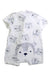 A White Short Sleeve Rompers from Seed in size 0-3M for boy. (Back View)
