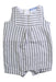 A Grey Sleeveless Rompers from Jacadi in size Newborn for boy. (Front View)