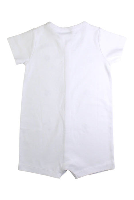 A White Short Sleeve Rompers from The Little White Company in size 18-24M for boy. (Back View)