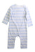 A Blue Long Sleeve Rompers from Seed in size 0-3M for boy. (Back View)