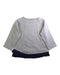 A Grey Long Sleeve Tops from Crewcuts in size 6T for girl. (Back View)