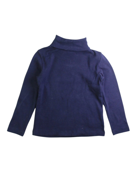 A Navy Long Sleeve Tops from Petit Sézane in size 3T for neutral. (Front View)