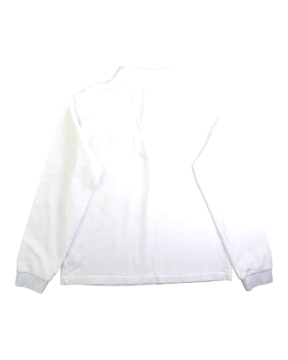 A White Long Sleeve Polos from Marithé & Francois Girbaud in size 10Y for neutral. (Back View)