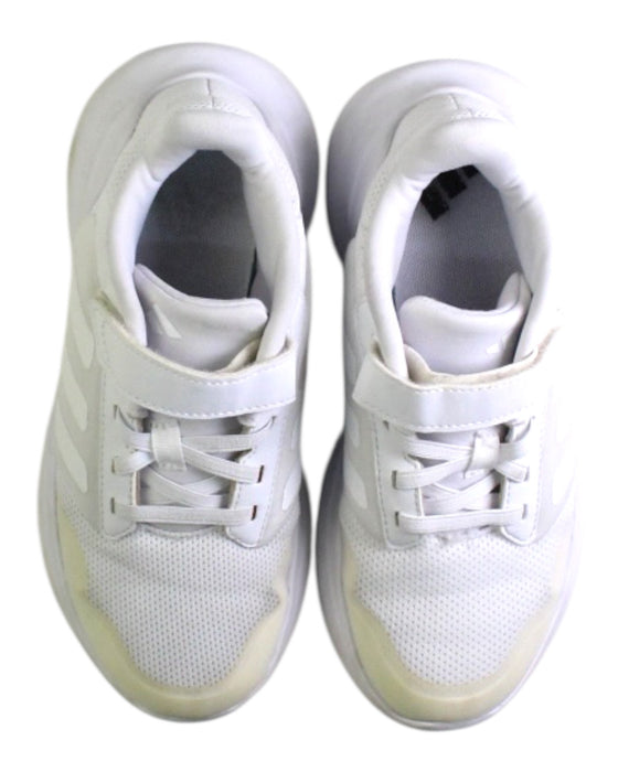A White Sneakers from Adidas in size 12Y for neutral. (Back View)