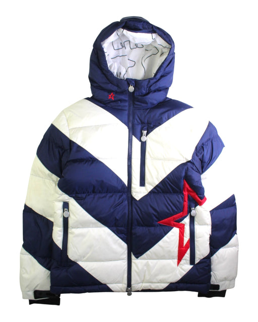 A Navy Puffer/Quilted Coats & Outerwear from Perfect Moment in size 10Y for boy. (Front View)