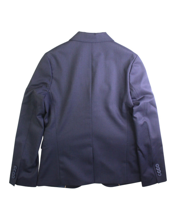 A Navy Blazers from Boss in size 10Y for boy. (Back View)