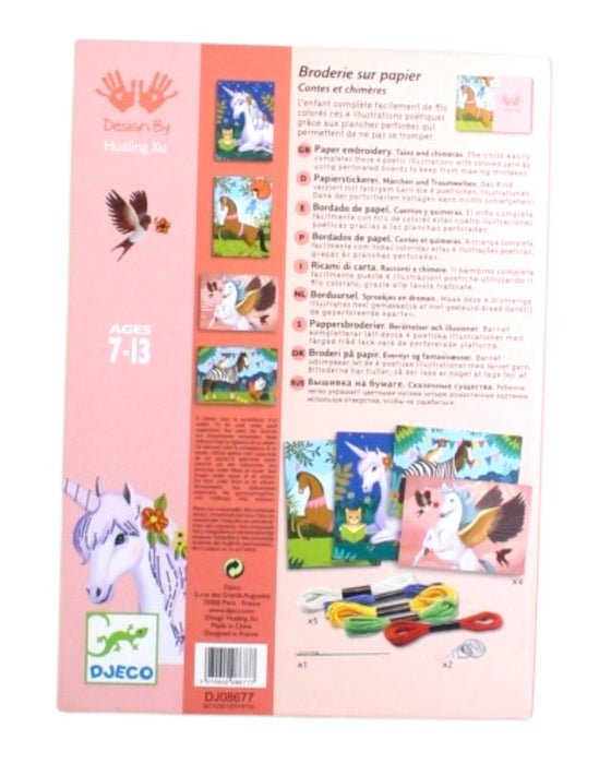 A Multicolour Craft & Activities from Djeco in size 7Y for girl. (Back View)