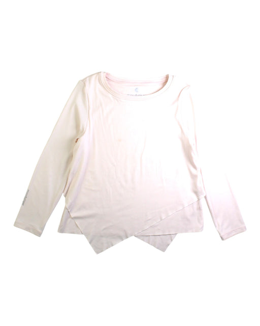 A Ivory Long Sleeve Tops from Moody Tiger in size 6T for girl. (Front View)