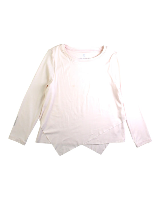 A Ivory Long Sleeve Tops from Moody Tiger in size 6T for girl. (Front View)