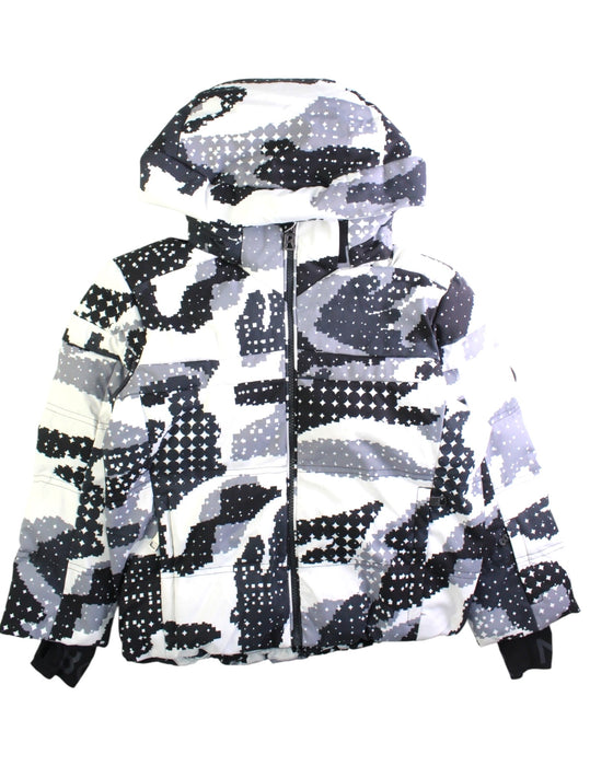 A Black Puffer/Quilted Jackets from Bogner in size 5T for boy. (Front View)
