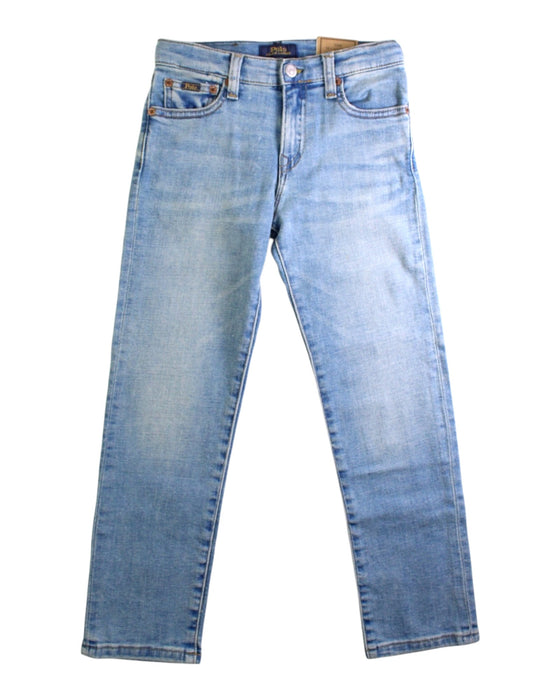 A Blue Jeans from Polo Ralph Lauren in size 6T for boy. (Front View)